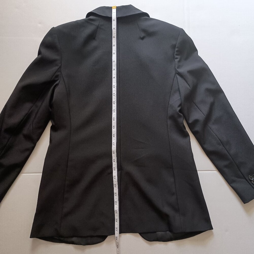 Banana Republic Classic Black Suit Coat with Pockets Women’s NWT Size 4P - Picture 15 of 16